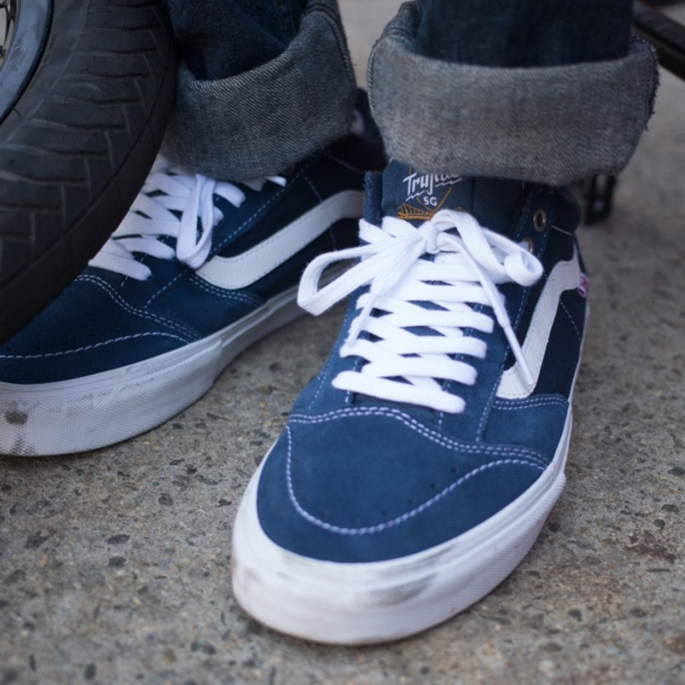 Vans TNT SG Washed Canvas Navy - Picture 8 of 8